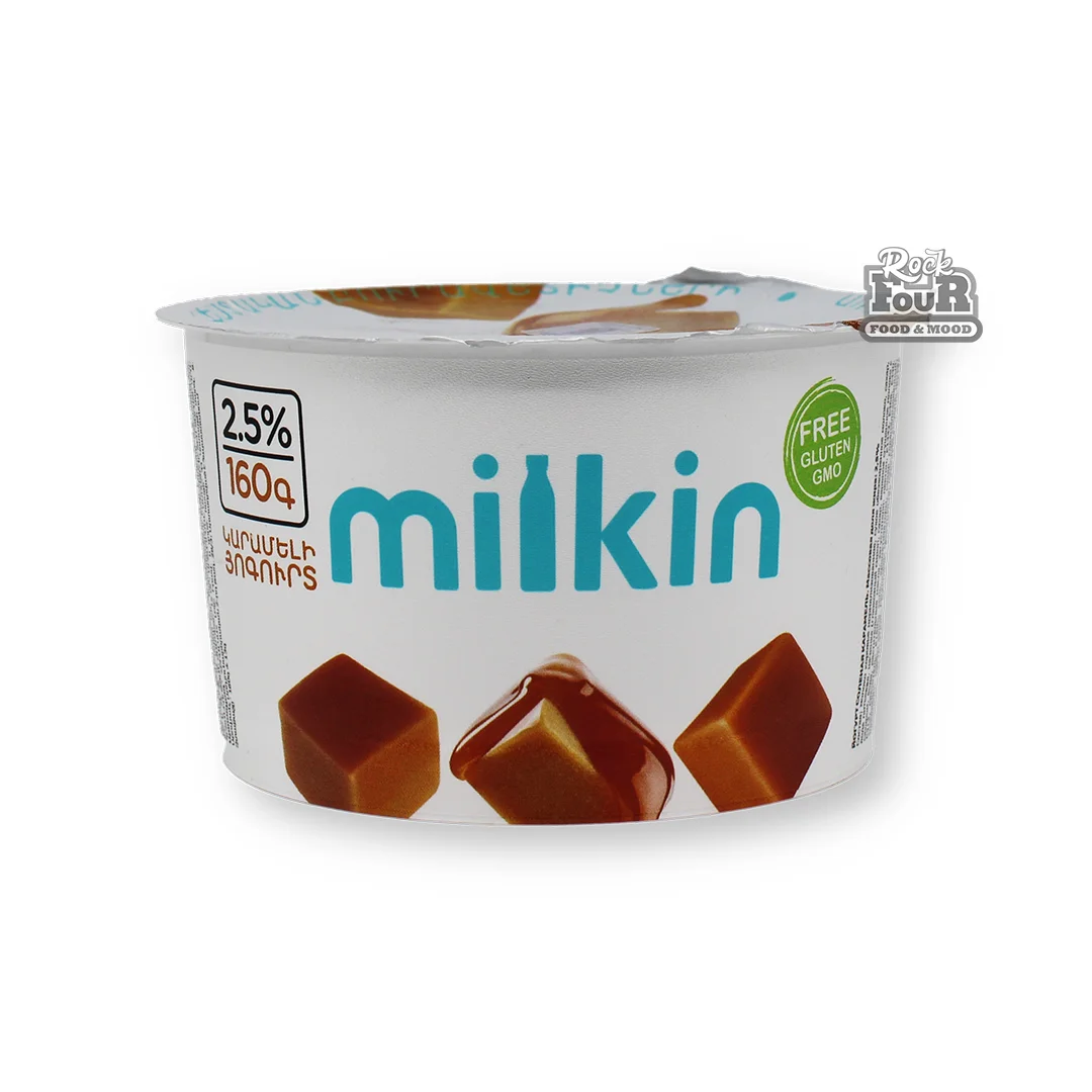 Йогурт «Milkin» карамельный 2.5% 160г